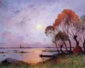 费迪南德卢瓦扬 - Sunset on the Grande Briere